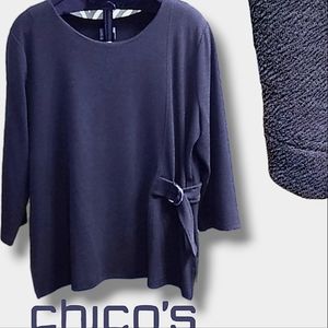 Chico's navy tunic 3